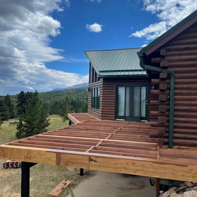 Deck Build Before Photo